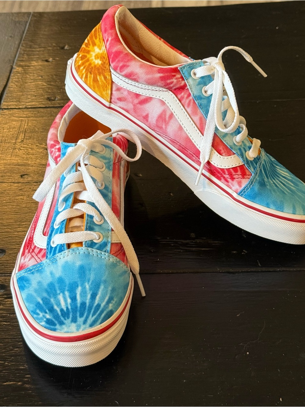 Vans Ward Psychedelic Tie-Dye Sneakers